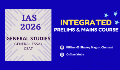 Integrated Prelims cum Mains Course